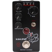 Mosky KING RAT Guitar Effects Fuzz Distortion Pedal 4 Selector Buttons True Bypass for Electric Guitar Bass Accessories Player