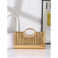 New evening bag, Yamashi's popular party bag, pleated handbag, banquet handbag