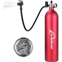 AliExpress MaiSaiOu 200PSI MTB Road Inflator Tyre Air bottle Tire Booster With Valve Gas Cylinder Clear Pressure Gauge For Bike Vacuum Tubeless Tire