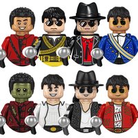 Famous Person Creative Plastic Action Figures Bricks Educational Diy Toys Gifts Mini Action Figures Children Building Blocks