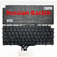 New Russian/Latin Backlit Keyboard For Dell Latitude 9510,9520 2 in 1,P94F 0KMVHJ NSK-QNEBC