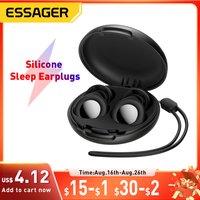Essager Silicone Ear Plugs Sleep Noise Reusable Earplug with Storage Case Soft Anti Noise Earplug for Sleep Concerts Travel Work image 4
