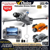New Quality AE20 Drone GPS One Click Airdrop Brushless Motor Screen Lifting Obstacle Avoidance Intelligent Positioning Aircraft