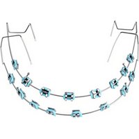 Orthodontic Ligature Ties High Quality Fashion Braces Colorful 1 Pair Temporary Tooth Decoration with Metal Wires Metal Bracket