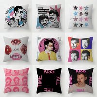 Kiss All The Time Harry Styles Pillowcases Home Bedding Decorative Pillow Cover Wedding Super Soft Pillow Case