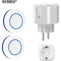 433 MHZ Rf Wireless Remote Control Smart Switch Electrical Sockets 220V 15A Single Plug and Transmitter for Home Appliance Led