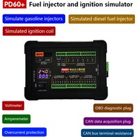 Upgrade PD60 PD60+ Gasoline Diesel Injector Ignition Coil Simulator Car Computer Maintenance and Testing Tool