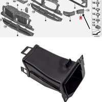 Brake Air Outlet 51747400005 5174740006 For BMW X3 X4 G01 G02 2019-2021