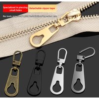 5pcs Metal Zipper Pulls with Detachable Tabs, Repair Tool for Bags,Backpacks, and Clothing, Zipper Slider Pendant Accessories