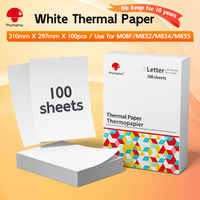 Phomemo Thermal Printer Paper 8.5 x 11 Inch, Advanced Thermal Printing, Thermal Paper Compatible with M08F-Letter, M832, M834