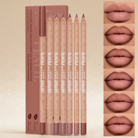 Face Secret 6pcs Velvet Matte Lip Liner Pencils Set LongLasting Non-Drying Perfect for Lining Filling Versatile for All SkinTyp