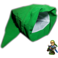 Anime Cartoon Link Hat Legends Of Zeldas Cosplay Plush hat Costume Party Green Cap Christmas Gifts Prop