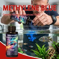 100ml Methylene Blue Pro Aquarium Water Conditioner Purify Water Quality for Fish Tank Sterilization Disinfection Care Solution