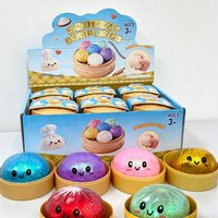 2026 Dumpling Squishy Toy, Mystery Dumpling Squishy Box, Fidget Sensory Stress Ball for Adults Teens, Squeeze Stress Relief Toy