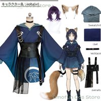 Cosmic Yuri Princess Kaguya !Iroha Sakayori Stage Costume Wigs Idol Uniforms 2026 Anime Movie Halloween Ear Tail Fullset Women