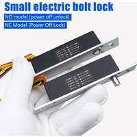 DC12V ultra-small electric bolt lock access control electric lock mini electric lock electronic door lock status feedback
