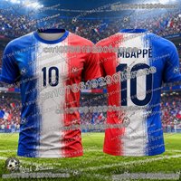 2026 France Soccer Jersey Fan Gift Shirt Exclusive Edition Outdoor Breathable Quick Dry Comfortable Football Top Kids Adults