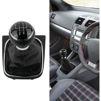 Car Gear Shift Upgrade Gear Shift Knob Kit Black Shift Boot Dustproof Cover Enhanced Performance Luxury Car Accessory