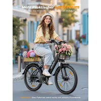 AliExpress VARUN C26-1 adult E-bike,250W city ebike,48V10.4AH Electric Bike,26 lnch Tire commuting electric bicycle