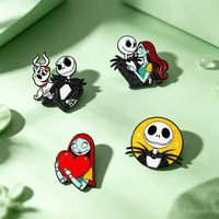 Anime Cartoon Badge Halloween New Christmas Horror Night Badge Personalized Creative Brooch Bag Clothing Decoration Gift Friends