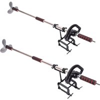 Metal Handheld Propeller Outboard Motor Bracket with Shaft Thruster Kayak Fixture for Modular Fishing Boats