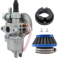 AliExpress PowerMotor Carburetor With Steel Air Filter Inlet Pipe For 43cc 47cc 49cc 2 Stroke Engine Mini Moto ATV Quad Dirt Pocket Bike Go Kart Parts