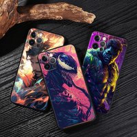 Marvel Heroes Case For iPhone 17 16 15 14 13 12 11 Pro Max Plus Back Cover For iPhone 17 13 Pro 17E Air 16e Protect Soft Funda