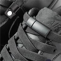Elastic Laces Sneakers Boots Magnetic Lock Shoelaces without ties Flat No Tie Shoelace Rubber Bands for Shoes Accessories 1Pair