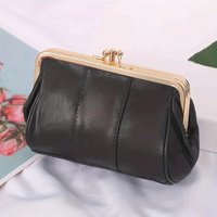 1pcs Vintage Sheepskin Metal Wallet - Large Capacity Lightweight Travel Organizer Multi-Functional Card Holder Coin Purse