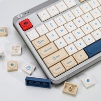 KBDiy Doys Keycaps Retro GMK SoyMilk 1353 Keycap PBT Simple For 60 DIY Gaming Low Profile Mechanical Keyboard Cherry MX Switches
