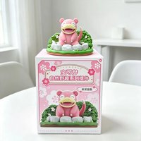 Pokemon Slowpoke Relaxing Natural Scene Mini Figure Anime Pvc Collectible Model Desktop Ornament Perfect Gift for Pokemon Lovers
