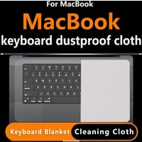 Microfiber Liner Clean Cloth with Screen Keyboard Imprint Protection for MacBook keyboard dustproof cloth Air15" /15"Pro 13"/14"