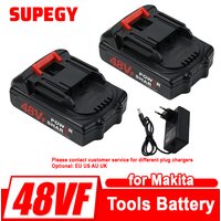 18V 48VF High Capacity Rechargeable Lithium Ion Battery for Makita Cordless Electric Wrench Dirll Screwdriver Power Tool