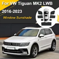 Car Sun Shades For Volkswagen VW Tiguan MK2 LWB 2016-2023 5-Seats Sunshade Heat insulation Visor Mesh Curtains Car Accessories