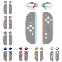 eXtremeRate DIY Replacement Full Set Buttons for Joycon 2, ABXY & Dpad & C Home & Release & Trigger Button for Nintendo Switch 2
