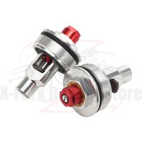 Preload Fork Bolts Caps For BMW S1000RR 2009 2010 2011 2012 2013 2014 Adjustable Fork Tubes Caps Adjusters Shcok Screws Pair