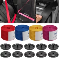3.6M Car Seat Belt Webbing Lap High Quality Universal Seatbelts with Seatbelt Stopper Buckle Auto Interior Accessories