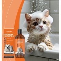 Pet Long-Lasting Odor Removal Shampoo Cleans Pet Hair Odor Fluffy Removes Fleas Flying Insects Prevent Itching Softening Shampoo