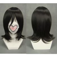 Bleach Kuchiki Rukia Cosplay Wig Short Curly Heat Resistant Synthetic Hair Halloween Costume Anime Party Wigs