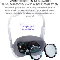 for Pico4 AccessoriesCustomized Myopia Lens Hyperopia lens Magnetic anti-blue light for Pico 4 Lens VR Prescription Lense