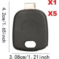 jingyuqin X1 X5 Remote KEYDIY Universal Transponder Car Key Shell Case KD/VVDI Blades Head With Chip Holder Universal Car Key