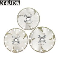 DT-DIATOOL diamant disque de coupe lame de scie Dia 105/115/125mm galvanisé renforcé M14 fil marbre granit coupe lame de meulage