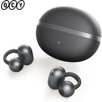 QCY Crossky C50 Drahtlose Ohrhörer mit offenem Ohr, Bluetooth 6.0, Komfort-Clip-On-Sport-Kopfhörer, 4 Mikrofone, KI, klarer Anruf, Bass-Boost-Kopfhöre
