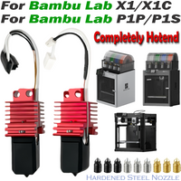 For Bambu Lab X1 X1C Hotend Complete V2 Print Head Assembly Hotend Upgrade 0.4mm P1P P1S X1 Carbon Accessories 3D Printer Parts