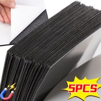 Self-Adhesive Magnetic Sheet A4 Flexible Rubber Magnet Sticker Cutting Magnetic Mat for Refrigerator Photo Picture Surface Craft