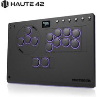 Haute42 Aluminum Alloy Joystick Hitbox Leverless Controller X-Move Stickless Arcade Controller for PC/PS4/PS5 FightStick Arcade