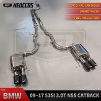HEO Sport Exhaust Catback System for BMW 5 Series F10 535i 525i 520i 528i 3.0T 2.0T N55 N20 Performance Exhaust Pipe with Valve