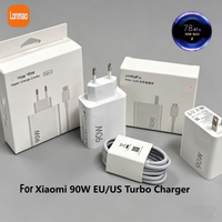 Orignal Xiaomi Mi 90W Turbo Charger Fast Charing 1M USB-A 6A Type-C Cable For Mi 17 15 14 13T 12 Redmi Note POCO F3 BlacksharK