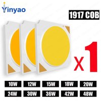 1Pcs High CRI Ra 90 COB 3W 5W 7W 10W 12W 15W 18W 24W 30W 36W 42W 48W 1917 SMD COB Diode Light Bead For DIY LED Bulb Track Light