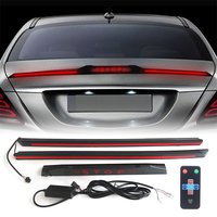Dynamic Car Spoiler Brake Light Strip Universal Car Spoiler Led Light 50inch three-stage Rear Led Brake Light Spoiler Lip kit